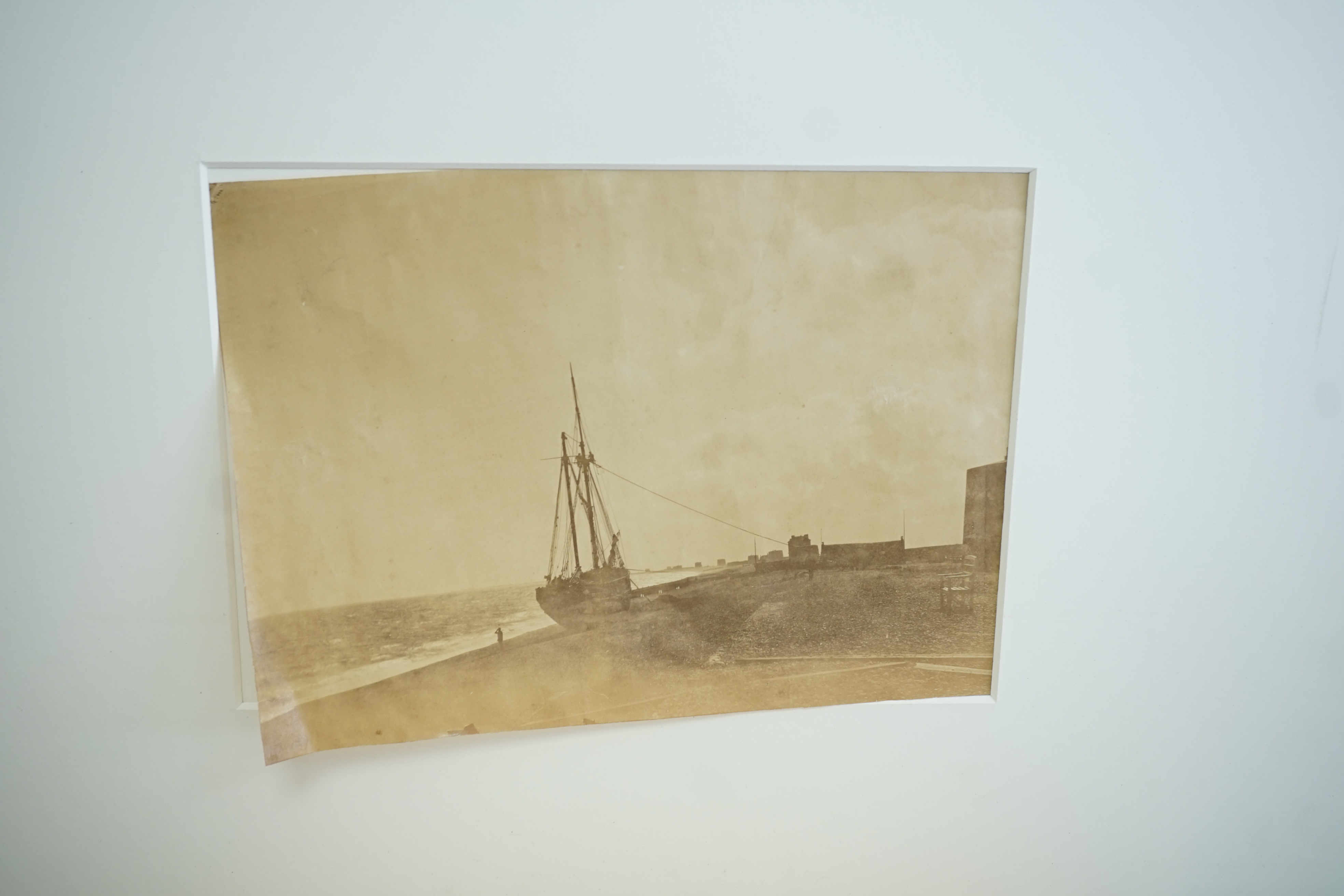 Francis (Frank) Meadow Sutcliffe (1853-1901), four black and white photographs, 'Views of Whitby' c.1875, and study of a fisherman, largest 20 x 29cm